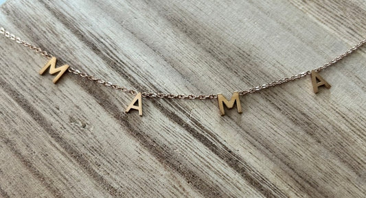 Mama Necklace- Rose Gold