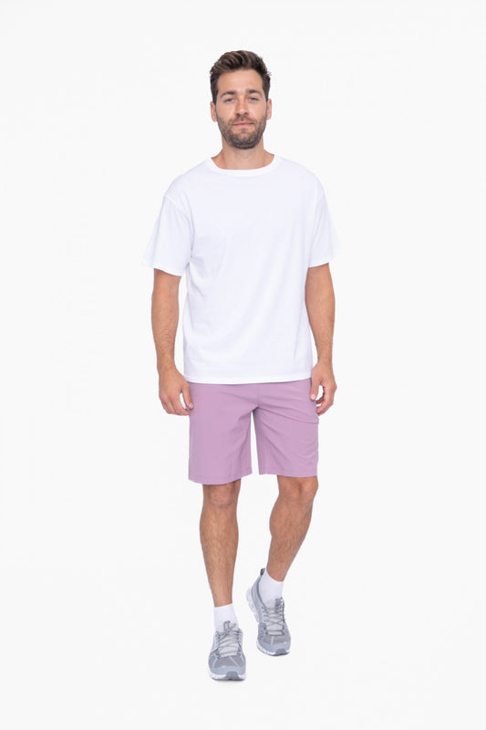 Purple Side Zip Men’s Shorts